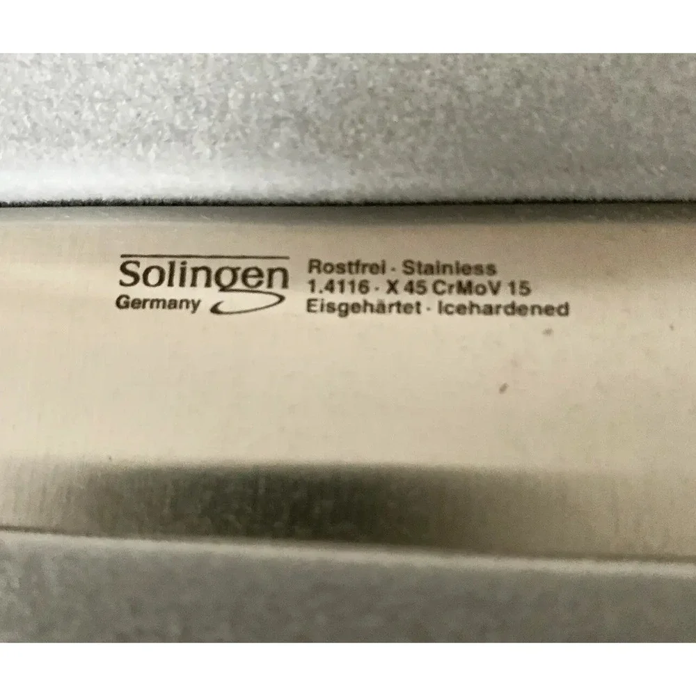 Solingen Carving Knife Set Stainless Germany Rostfrei Eisgehartet‎ NWB